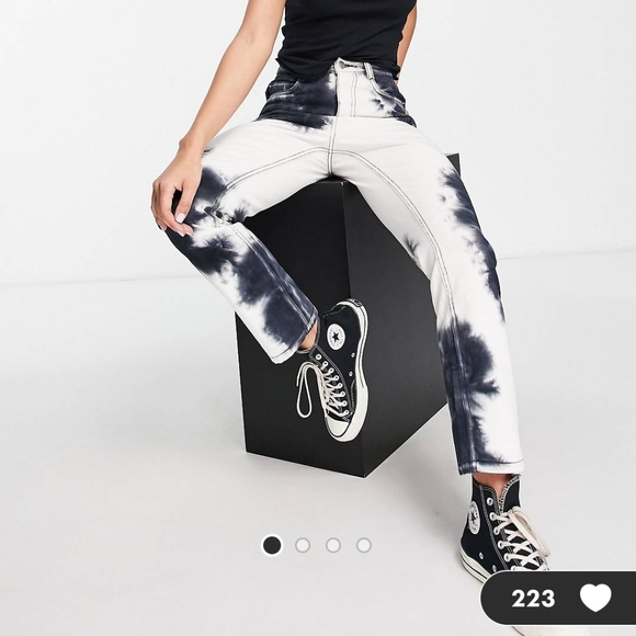 Tie Dye Jeans by Weekday - Picture 1 of 3